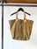 Isabel Marant suede khaki logo tote bag