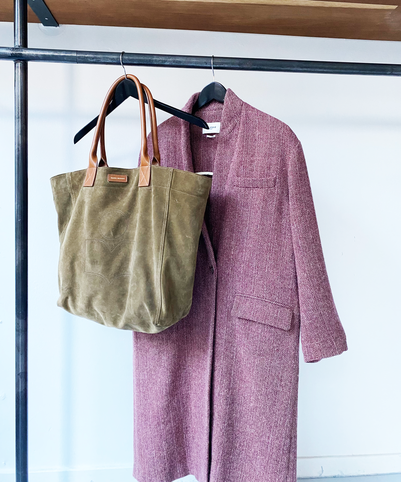 Isabel Marant Étoile pink wool henlo coat size fr36