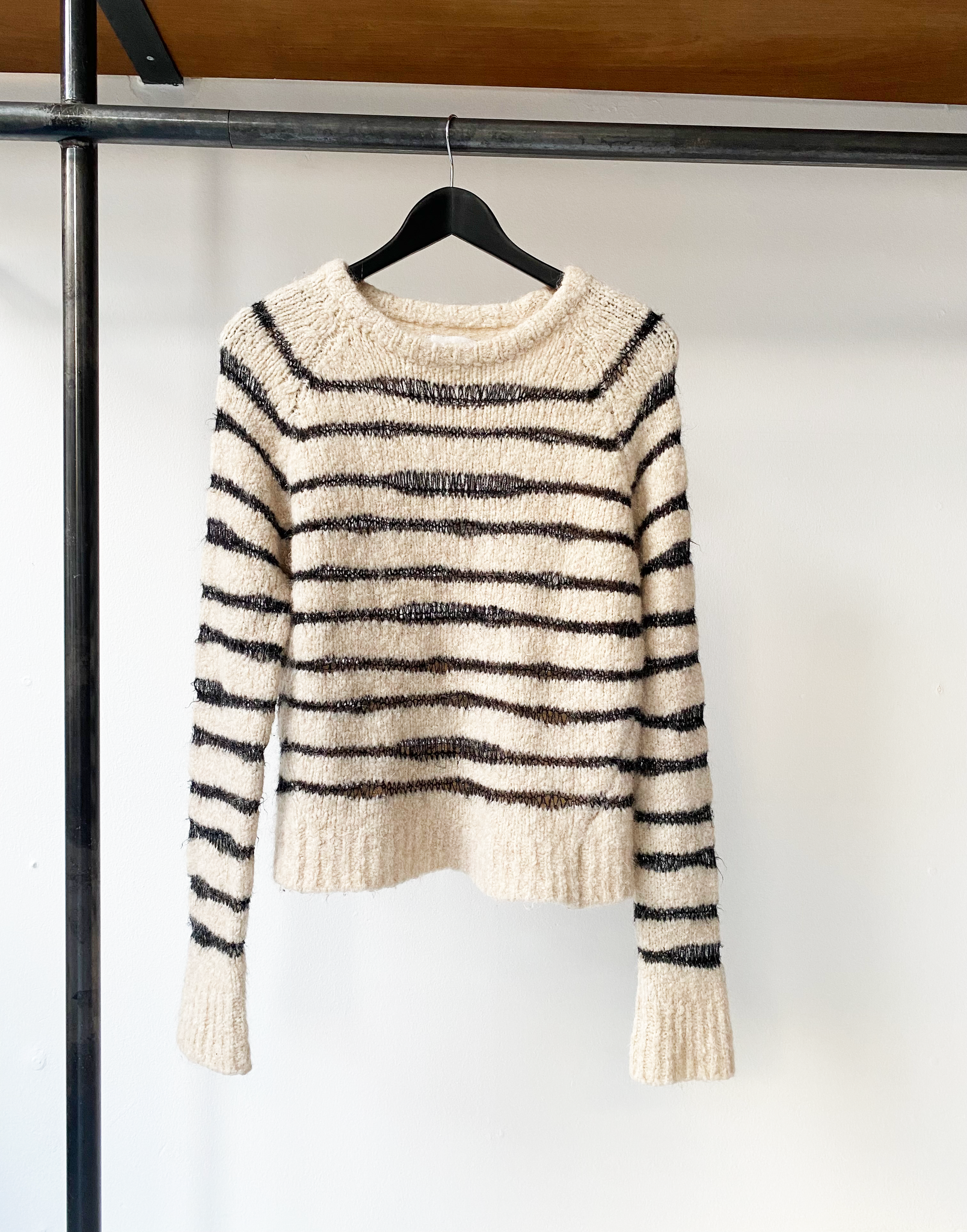 Zadig & Voltaire metalized thread knit size S