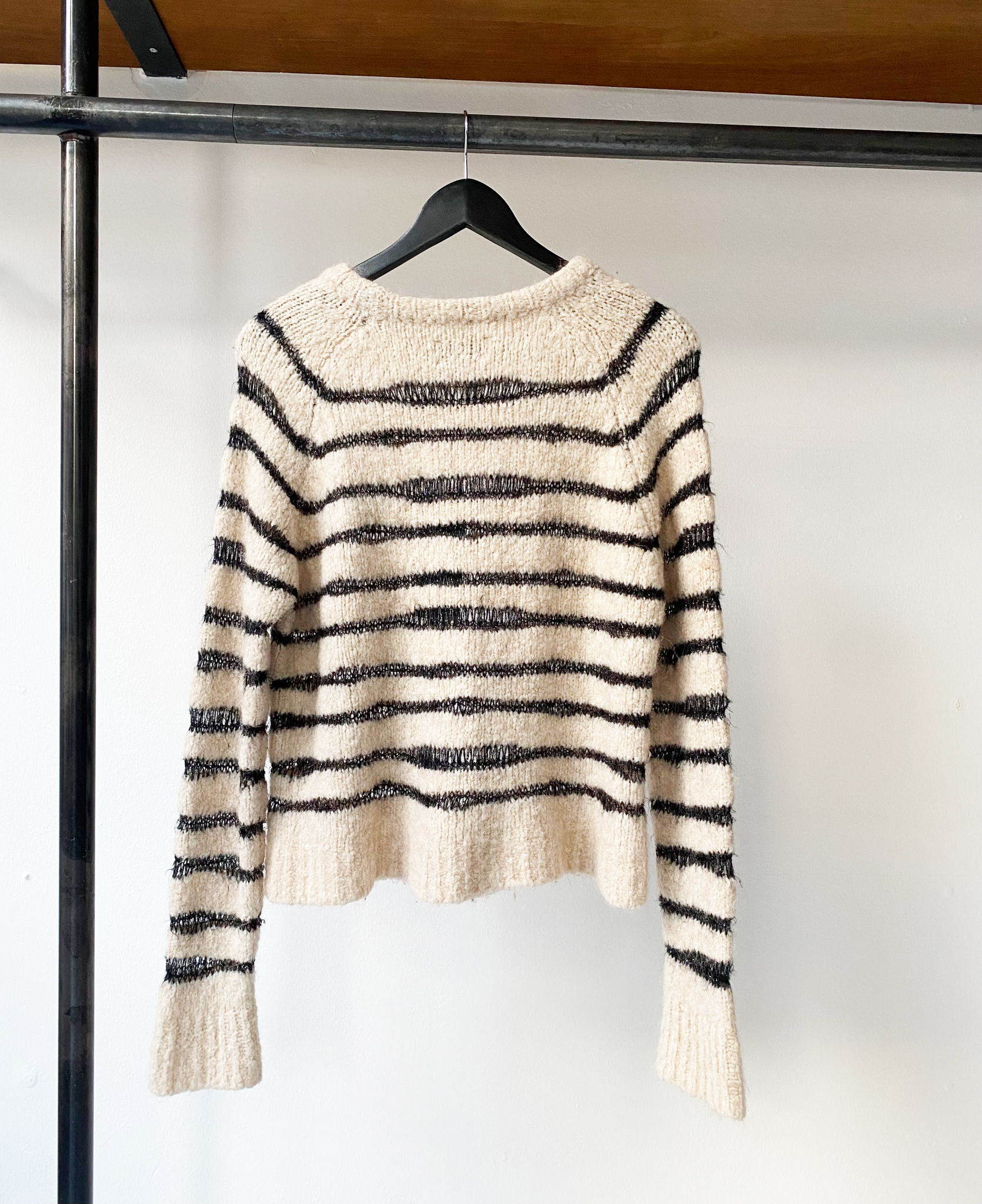 Zadig & Voltaire metalized thread knit size S