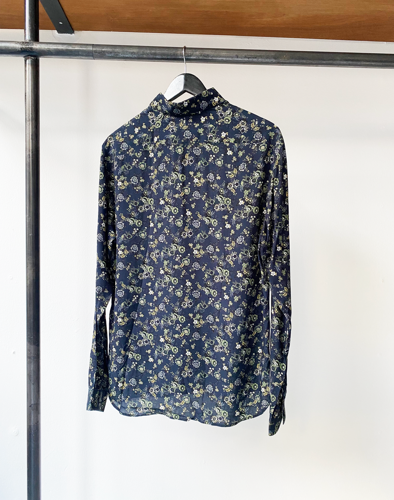 The Kooples navy floral printed shirt size M