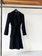 Filippa K black wool belted coat size XS