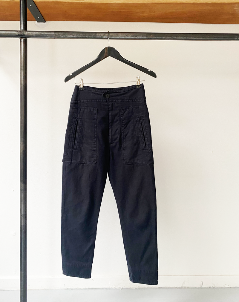 Isabel Marant Étoile cotton tapered fit cargo trousers size 34