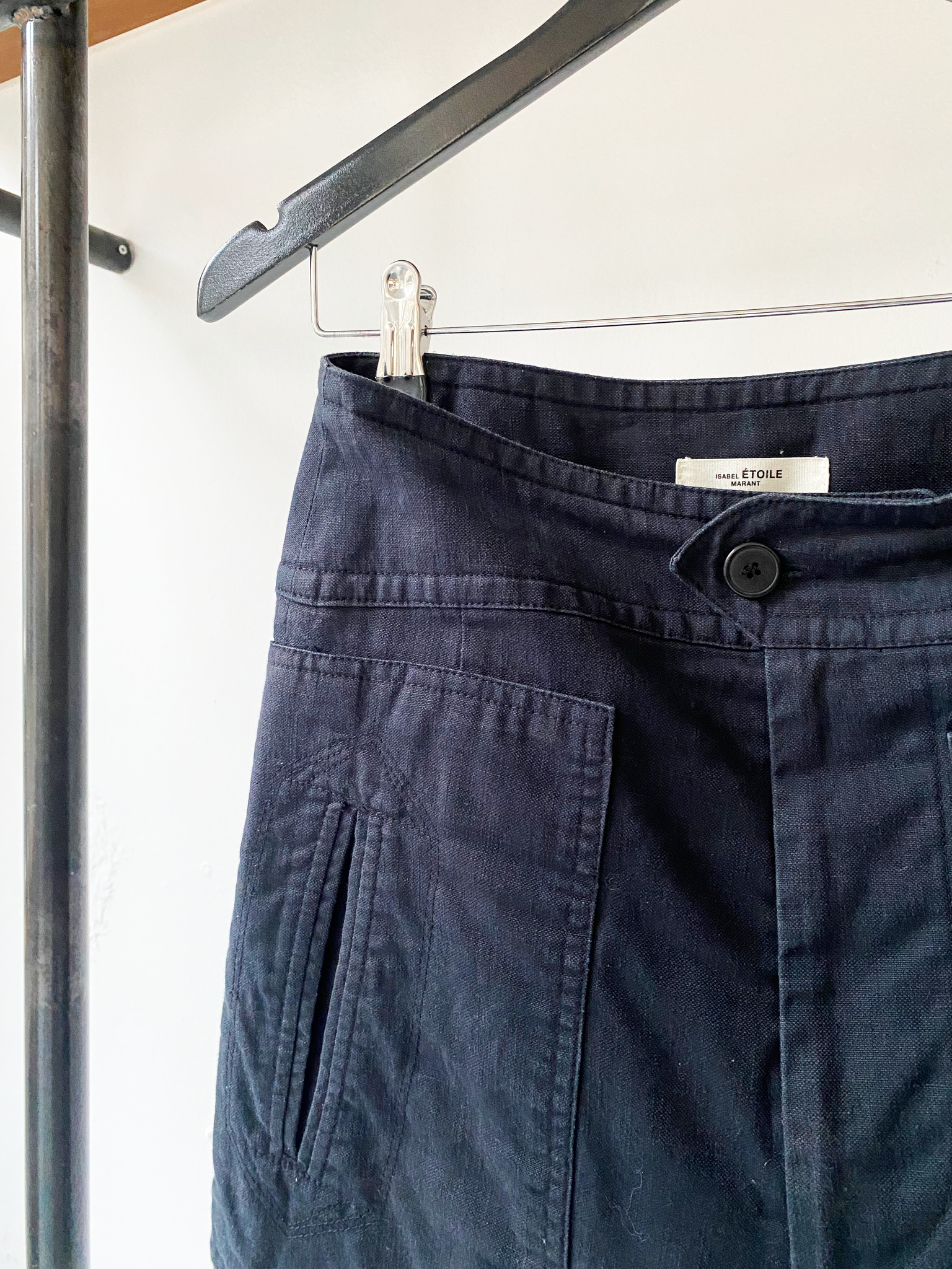 Isabel Marant Étoile cotton tapered fit cargo trousers size 34