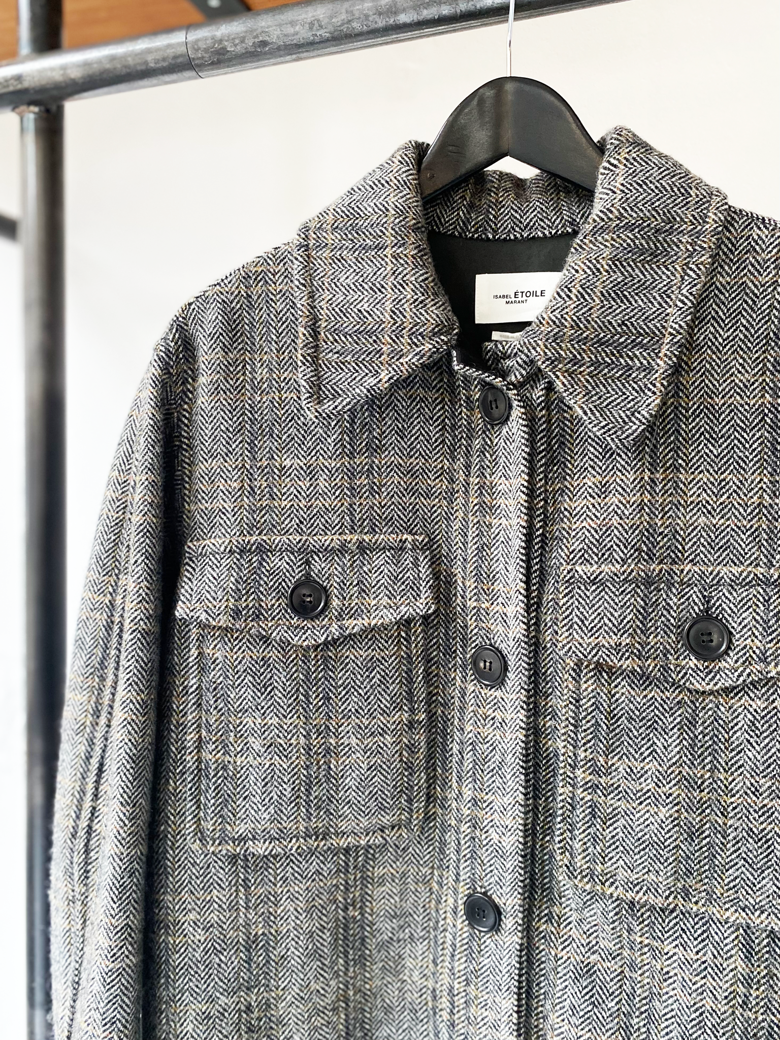 Isabel Marant Étoile checked wool jacket size 36