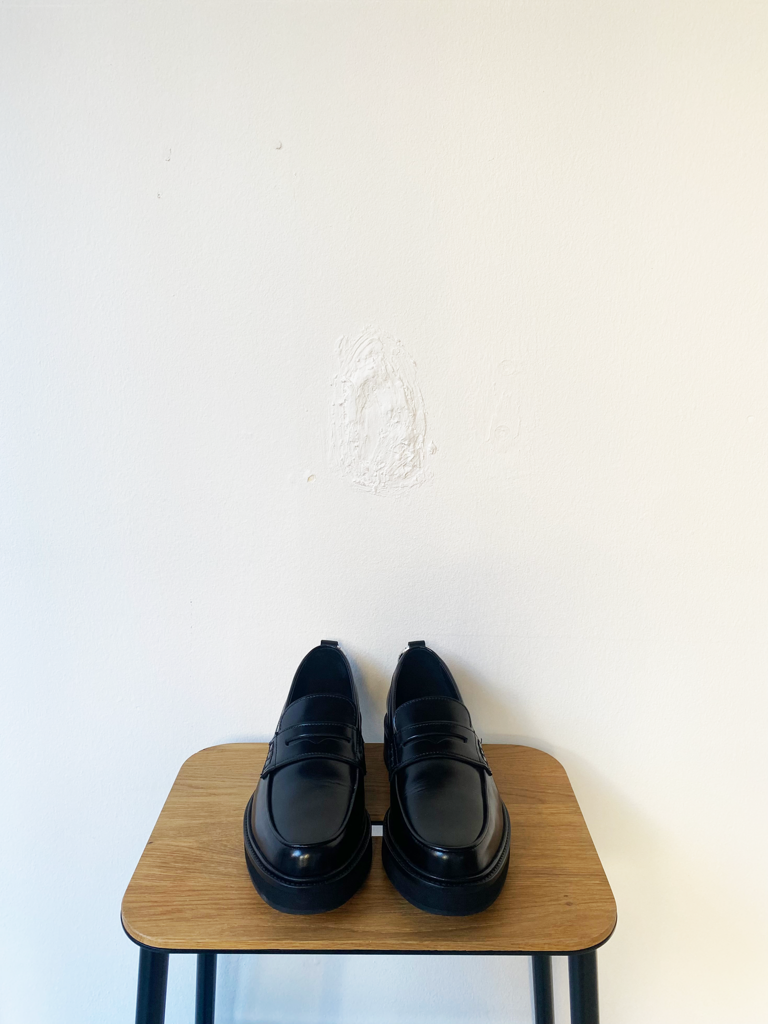 The Kooples leather cut-outs loafers size 38