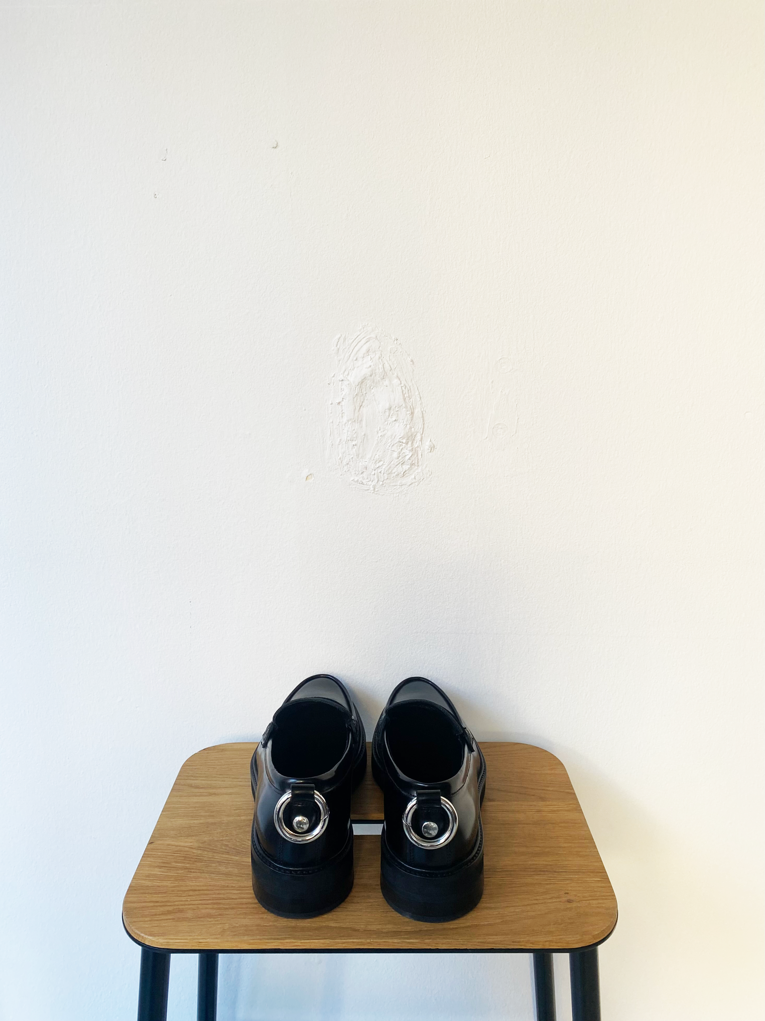 The Kooples leather cut-outs loafers size 38