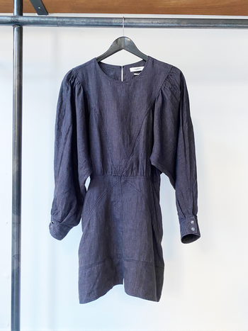 Isabel Marant Étoile linen puff sleeve dress size 38