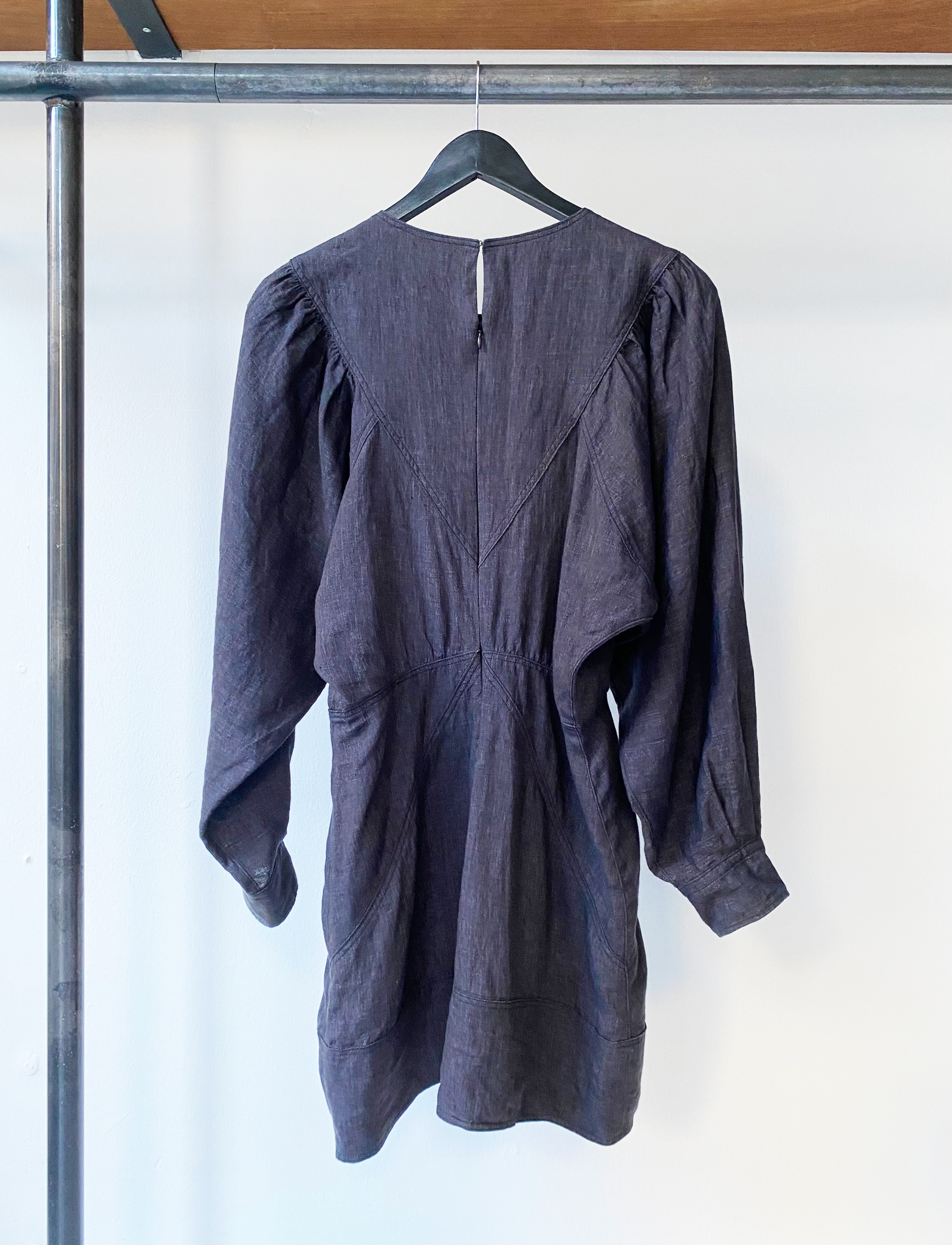 Isabel Marant Étoile linen puff sleeve dress size 38