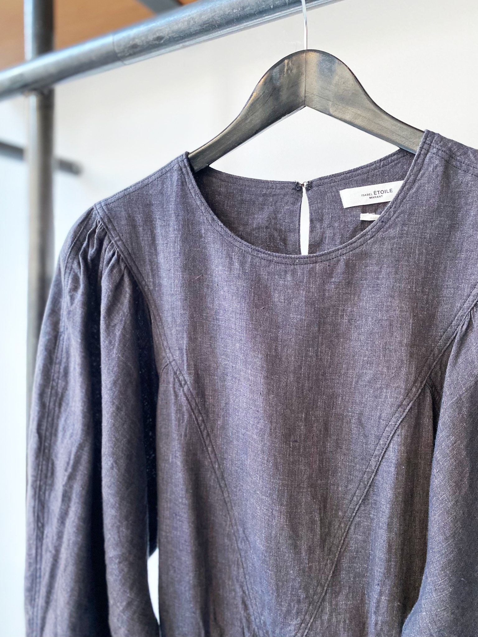 Isabel Marant Étoile linen puff sleeve dress size 38