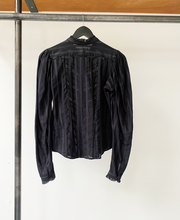 Isabel Marant Étoile black puff sleeve blouse size fr34