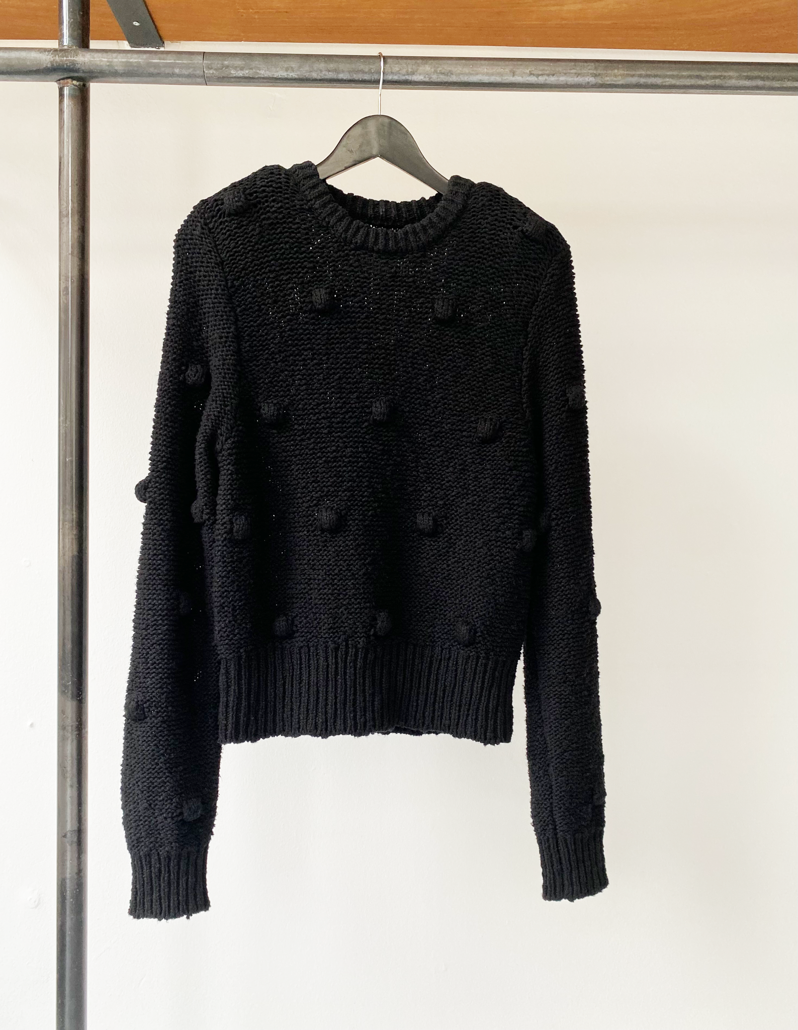 RÓHE poppy polka dot knit size 36