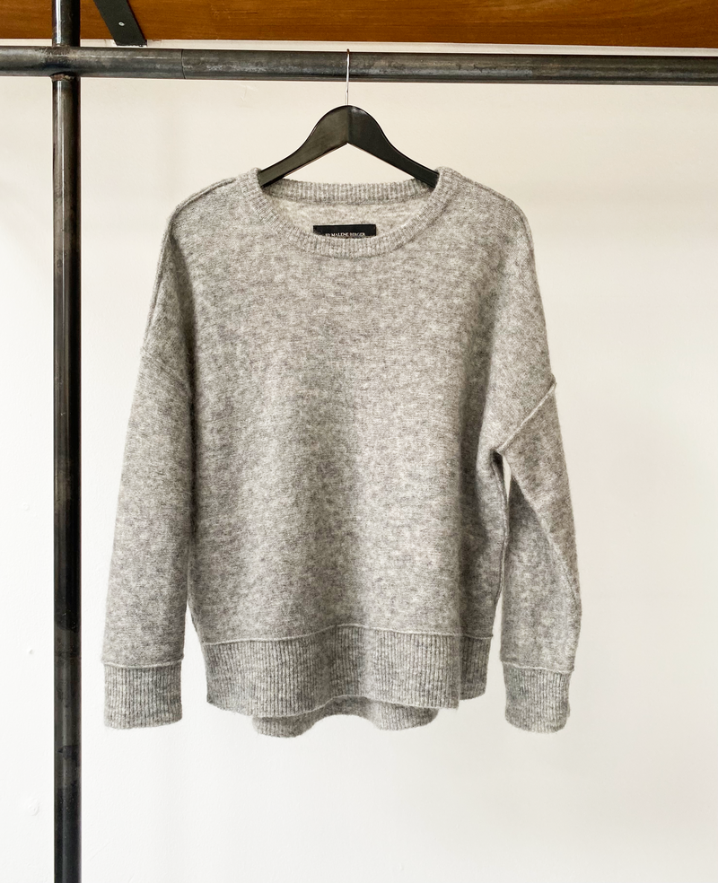 By Malene Birger grey wool-mohair knit size M