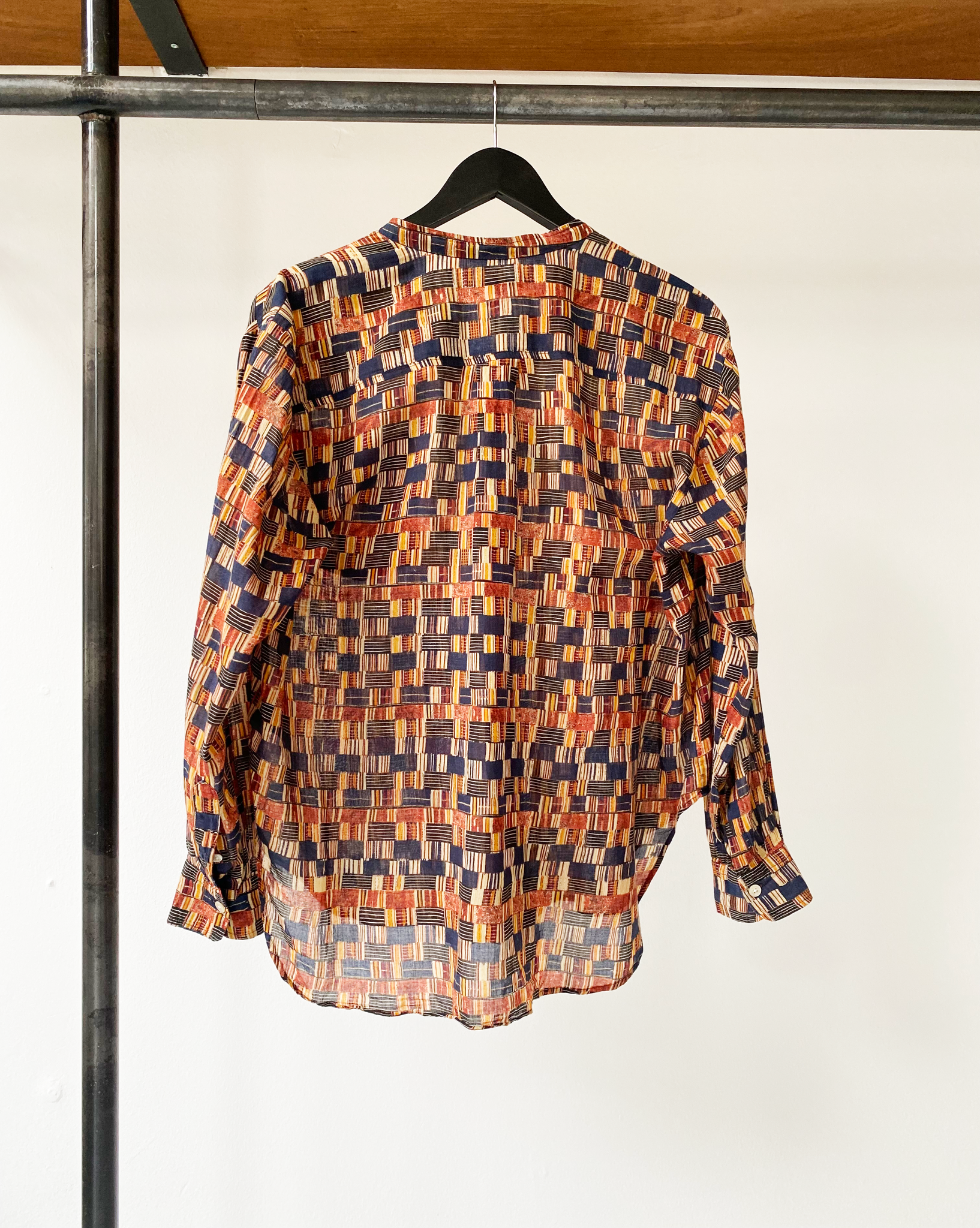 Isabel Marant Étoile wide brown pattern shirt size 36