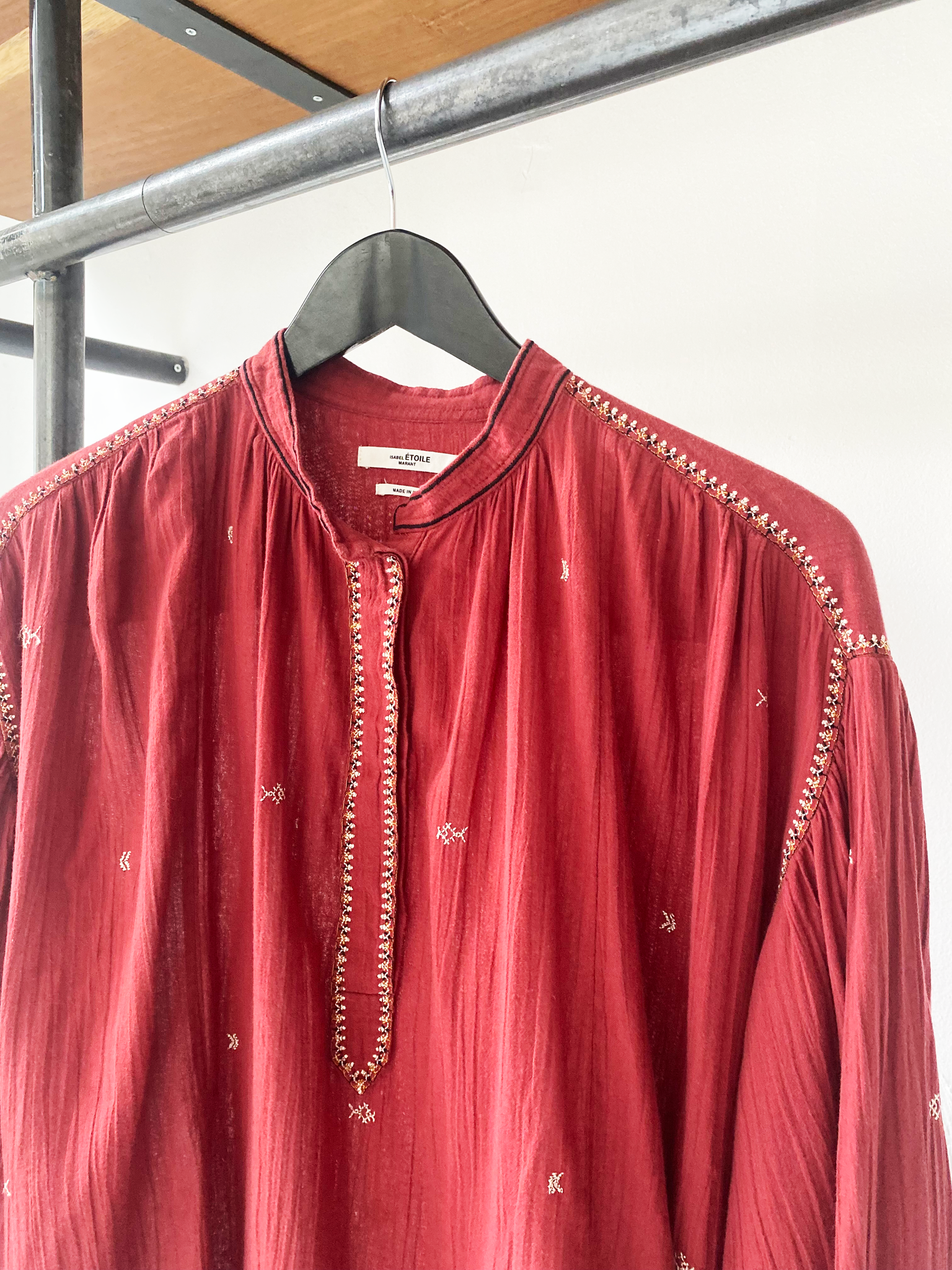 Isabel Marant Étoile embroidered tunic size fr34