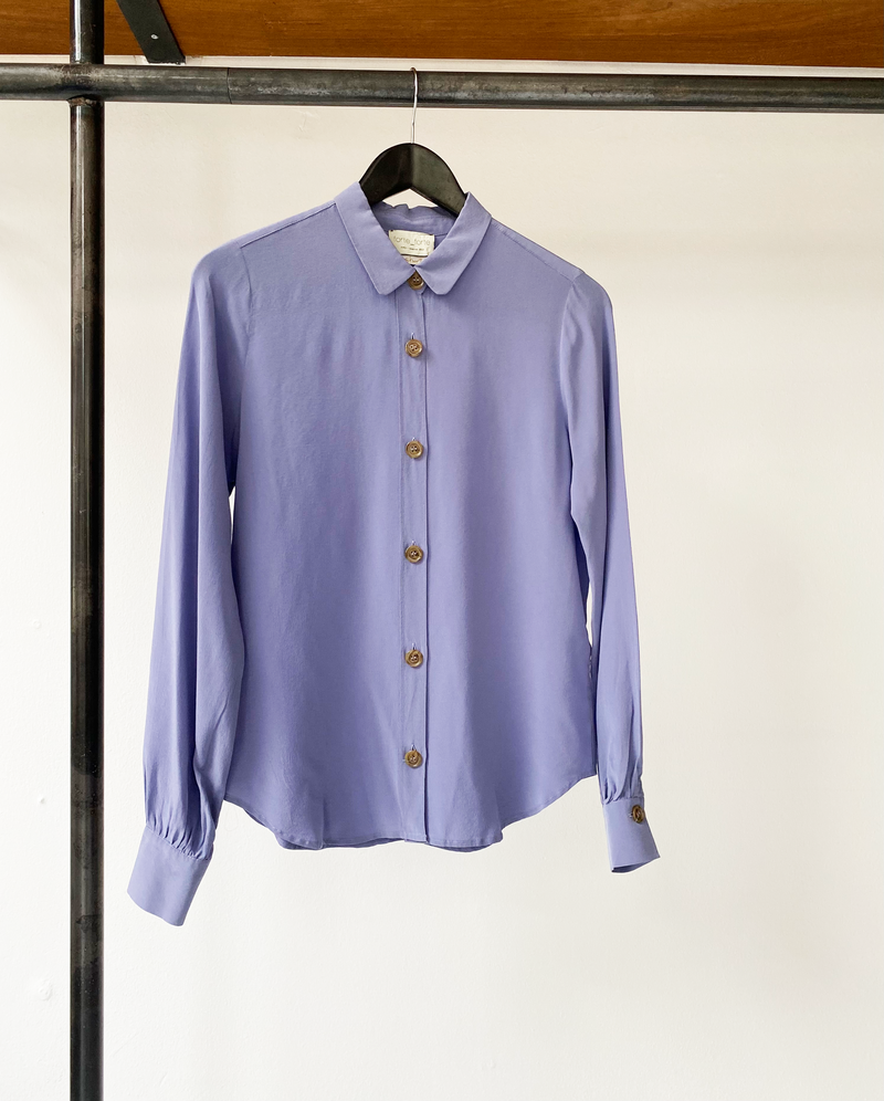 Forte Forte silk lavendal shirt size III