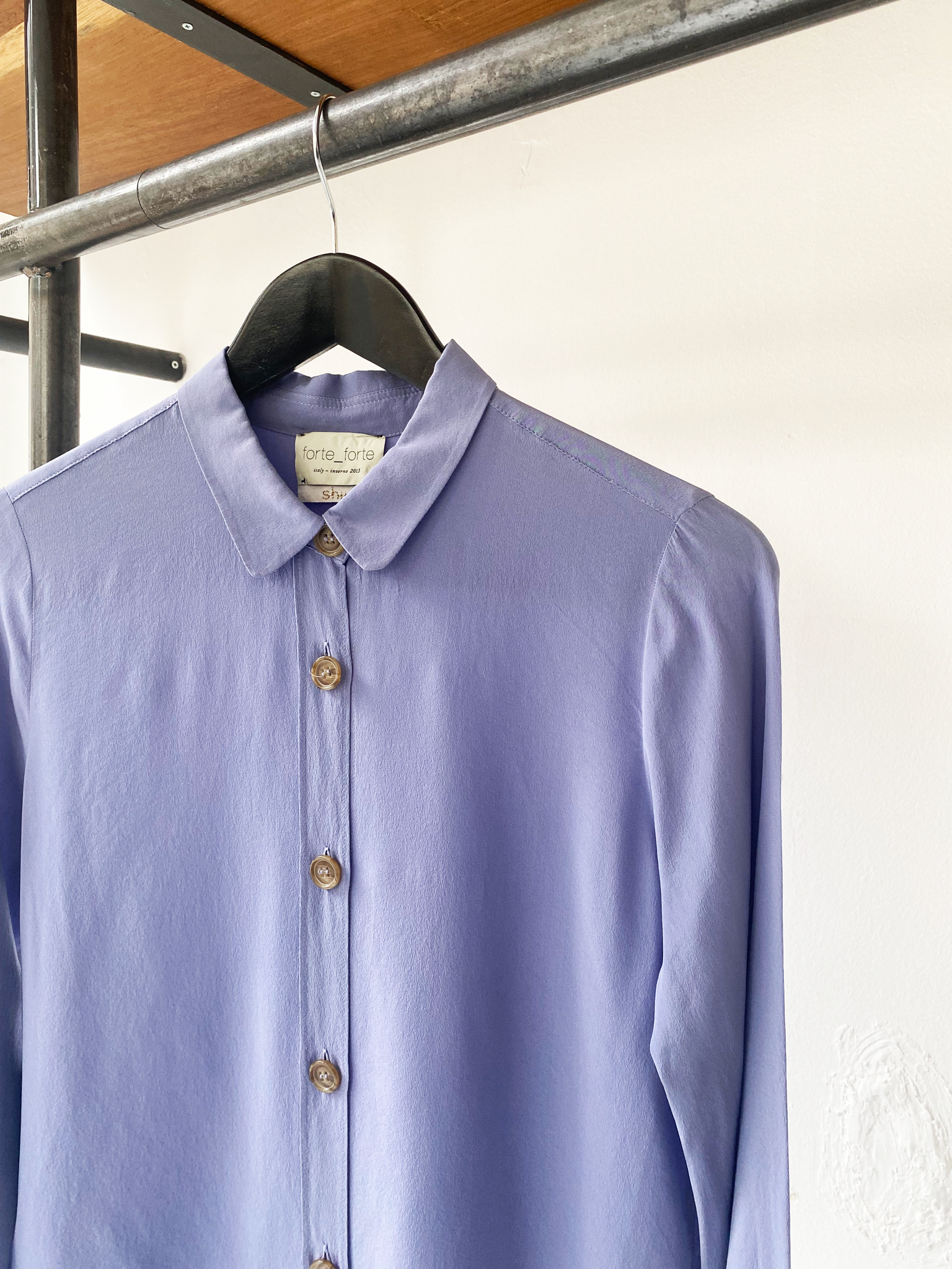 Forte Forte silk lavendal shirt size III