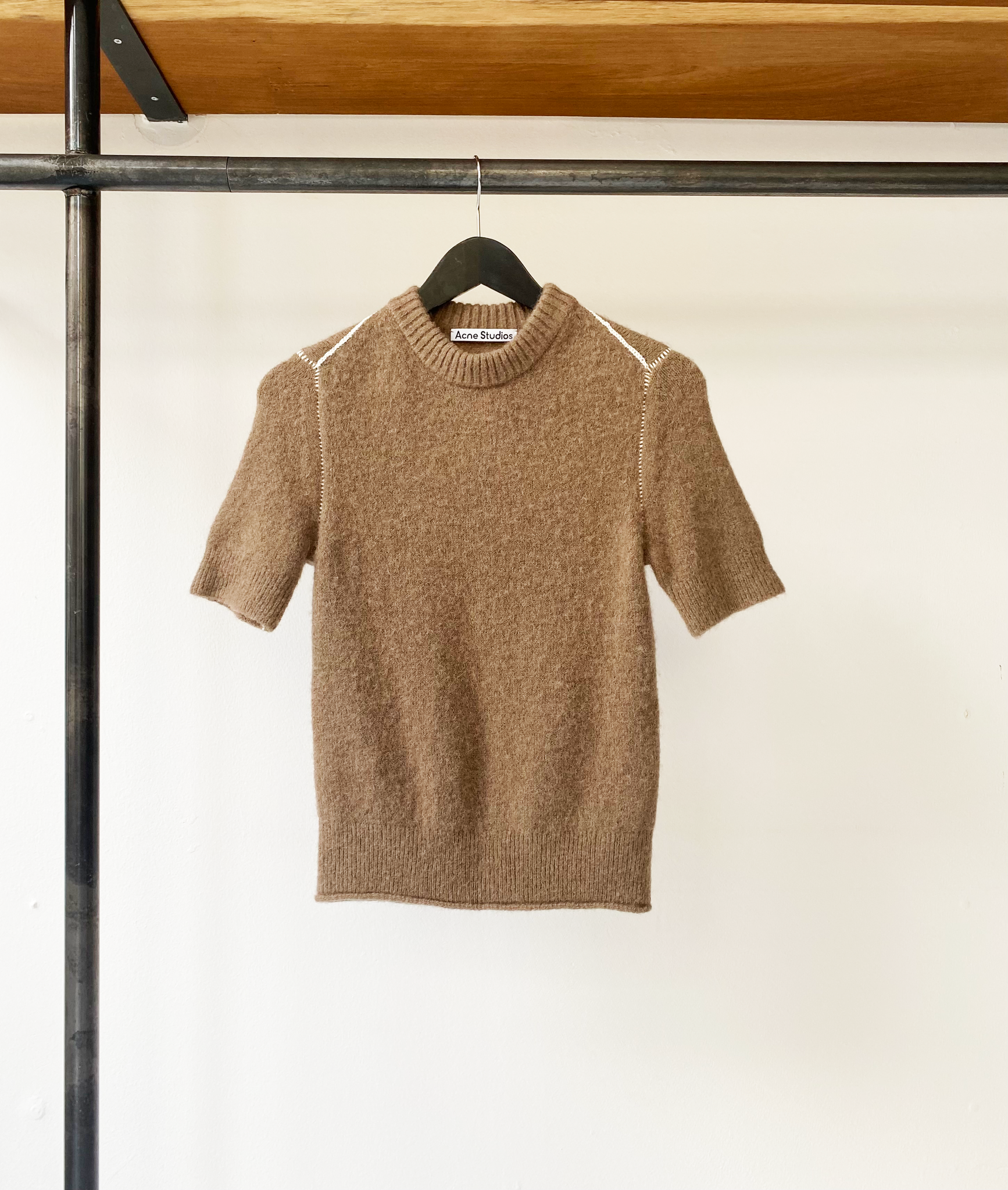 Acne Studios camel alpaca sleeveless knit size XS