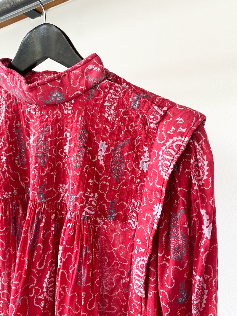 Isabel Marant Étoile paisley pattern top size 36