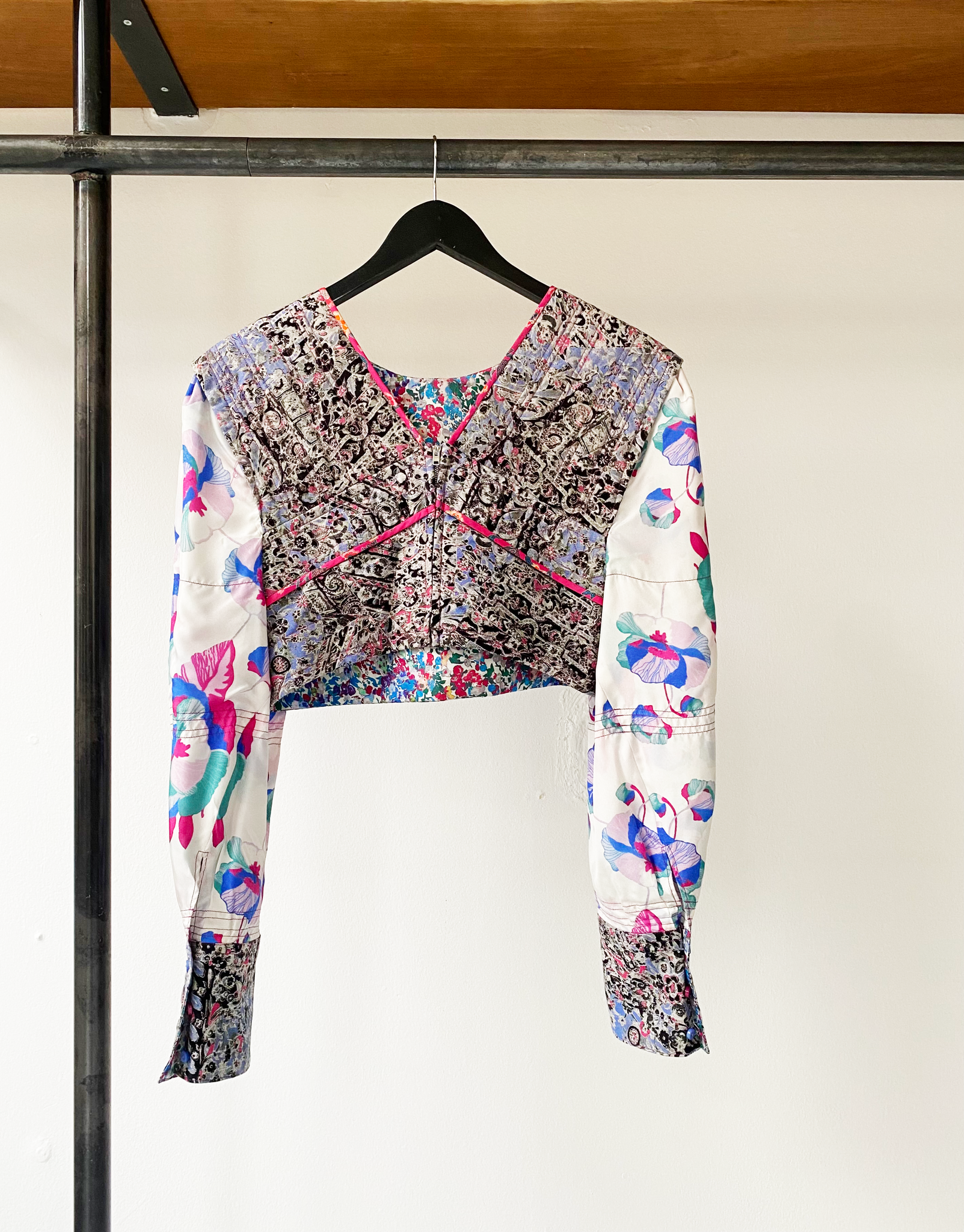 Isabel Marant silk pattern crop top size fr38