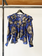 Isabel Marant blue pattern ruffle top size 36