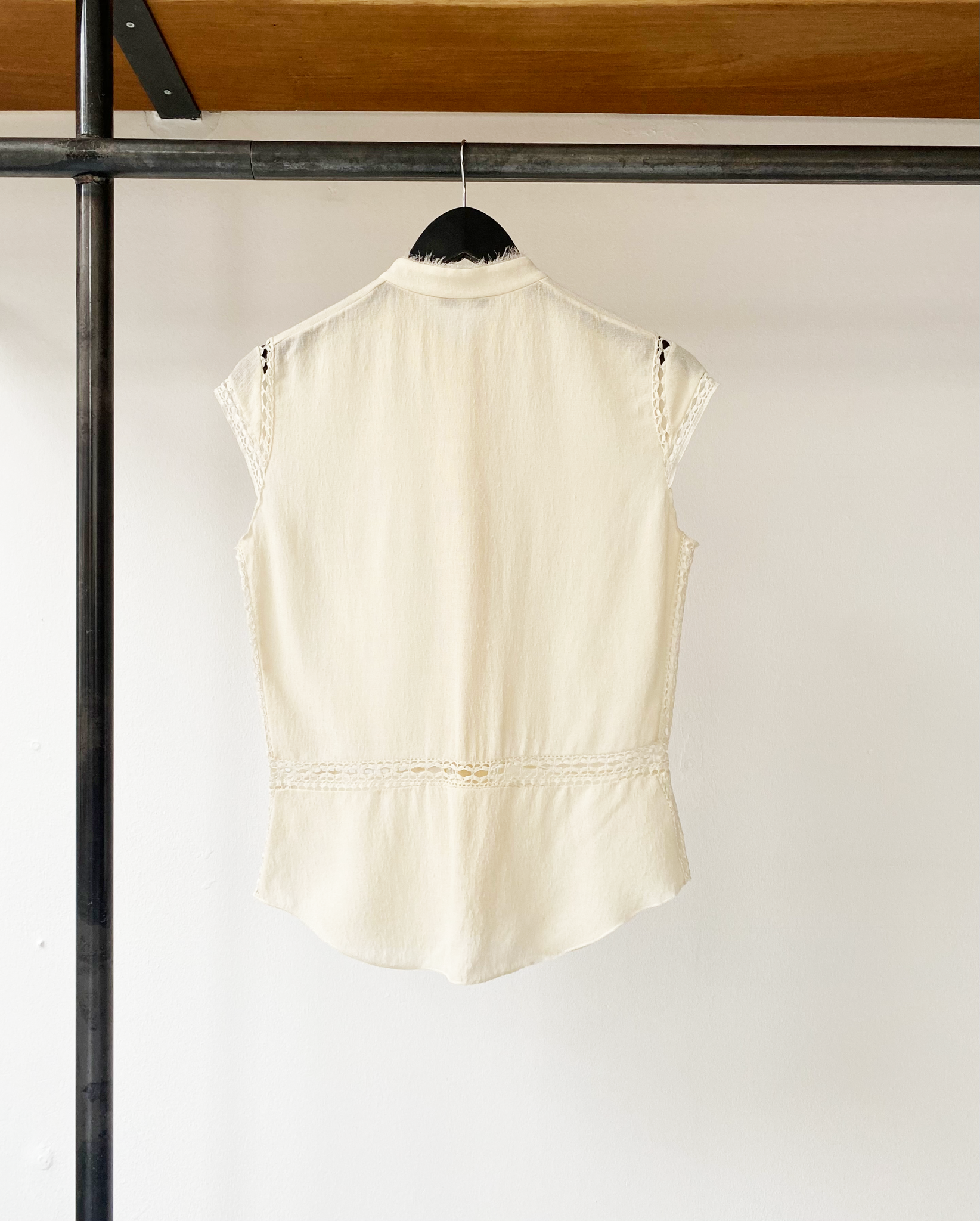 IRO silk-wool embroidered shirt size 36