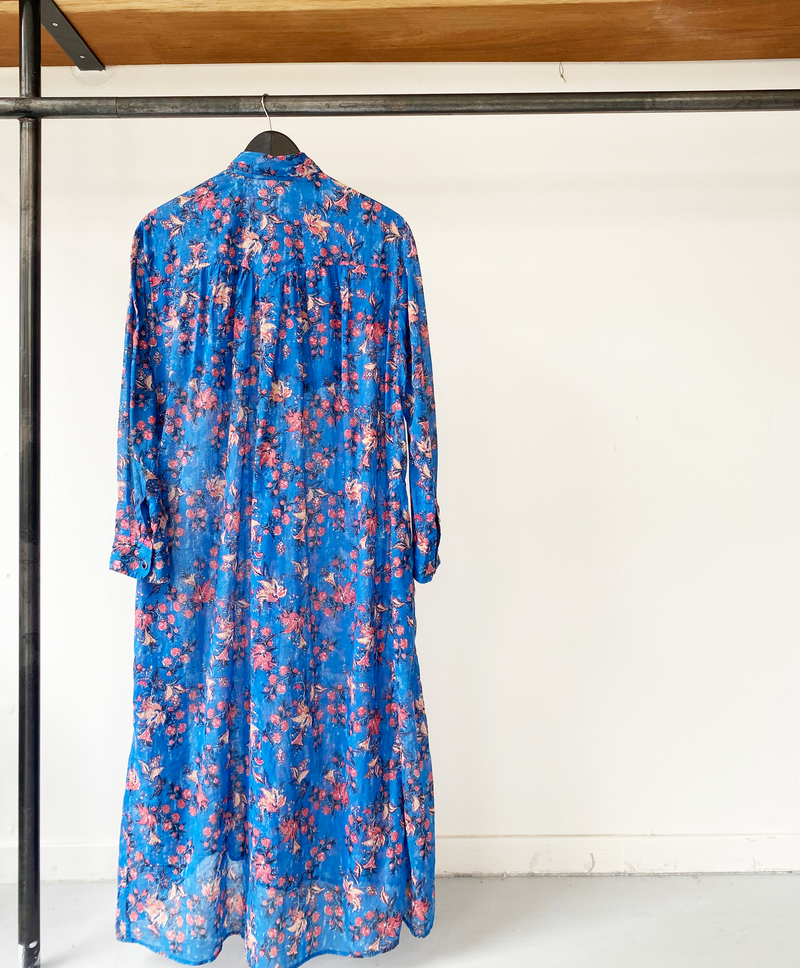 Isabel Marant Étoile blue floral eliane dress size fr36