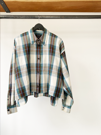 Isabel Marant checked loose fit shirt size 40