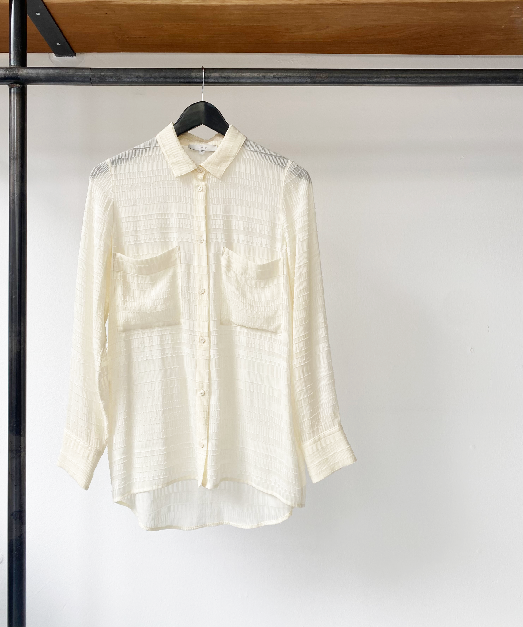 IRO silk textured shirt size 36