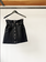 The Kooples lamb leather button belted skirt size 2