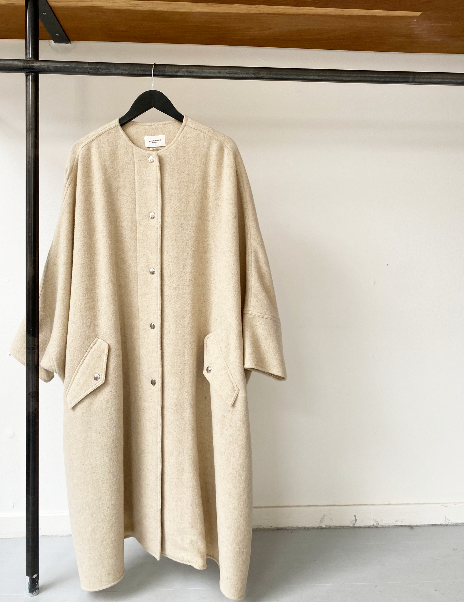 Isabel Marant Étoile Fanny ecru coat size 1