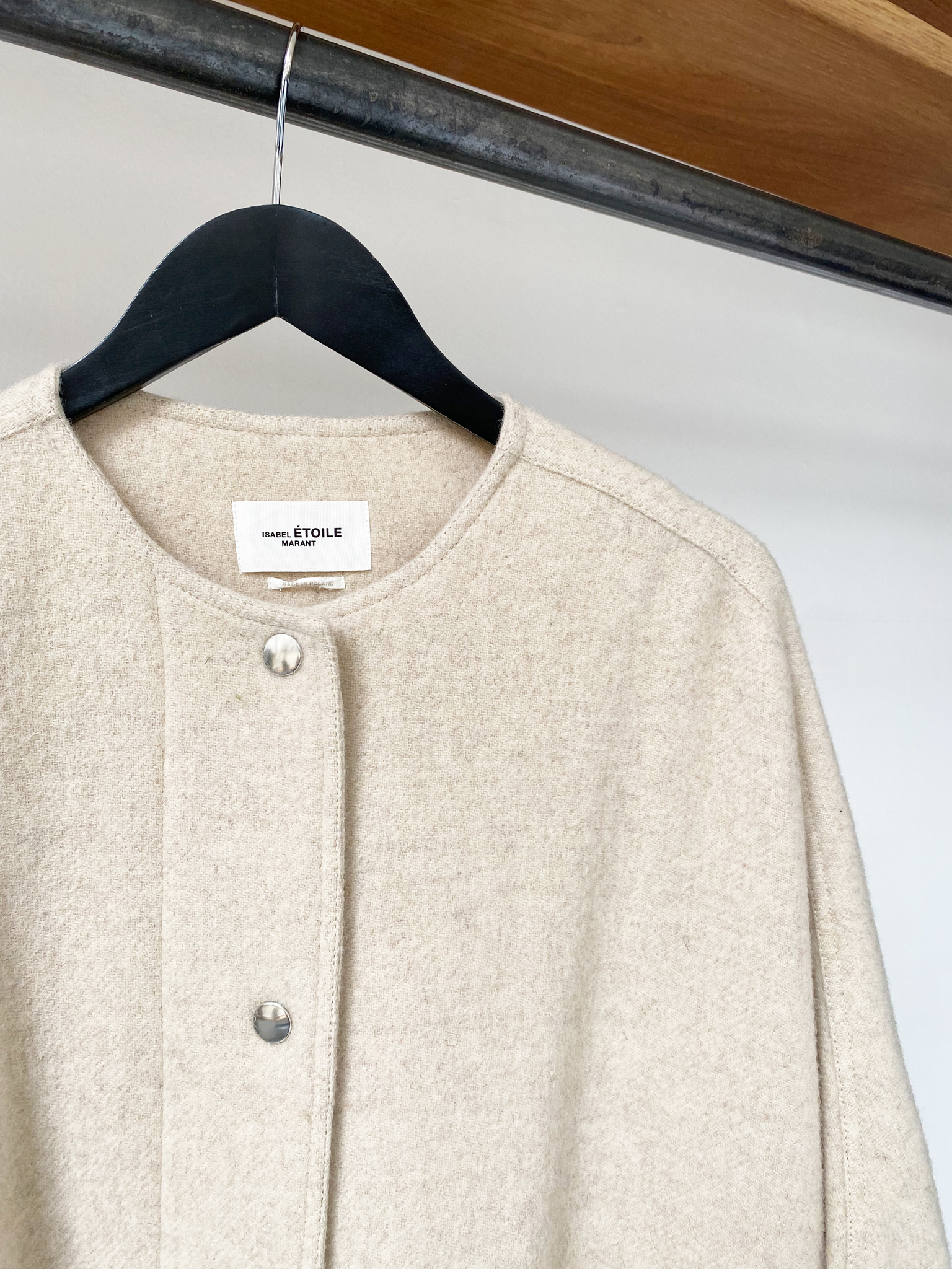 Isabel Marant Étoile Fanny ecru coat size 1