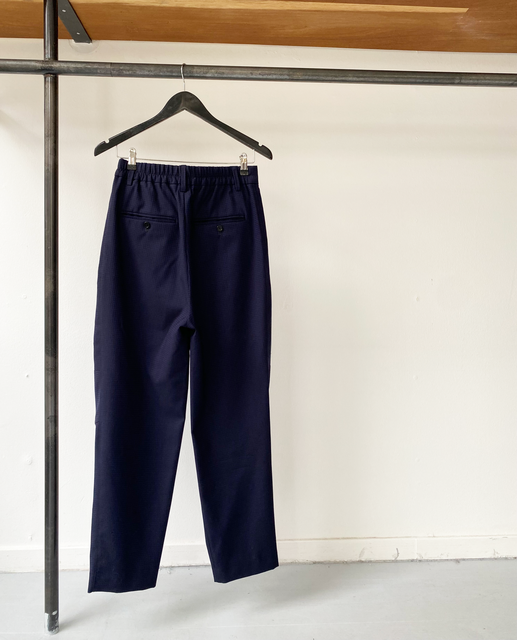 Isabel Marant Étoile navy checked trousers size 36