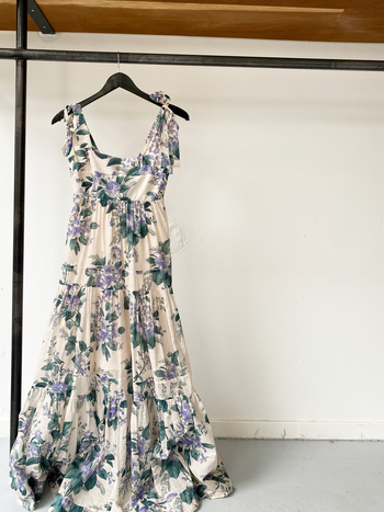 Zimmermann cotton floral print dress size 1