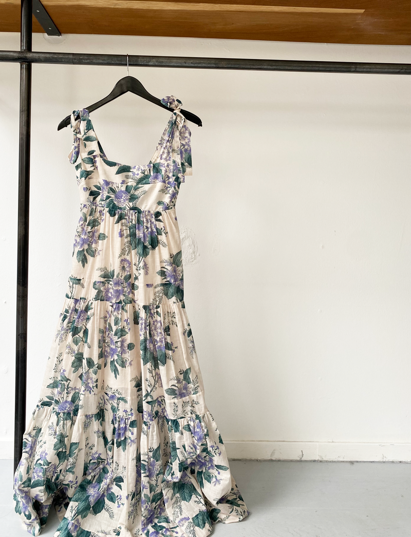 Zimmermann cotton floral print dress size 1