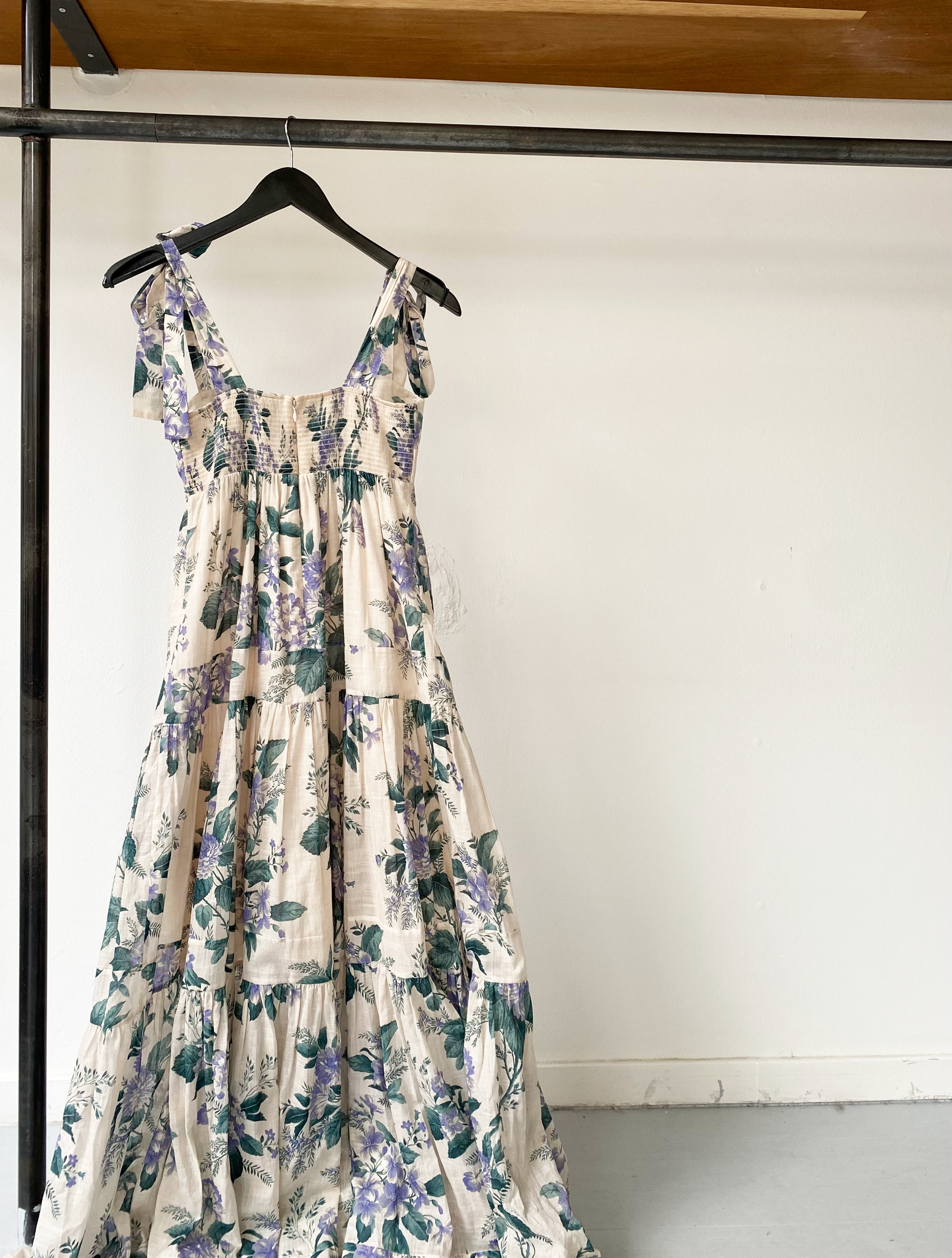 Zimmermann cotton floral print dress size 1