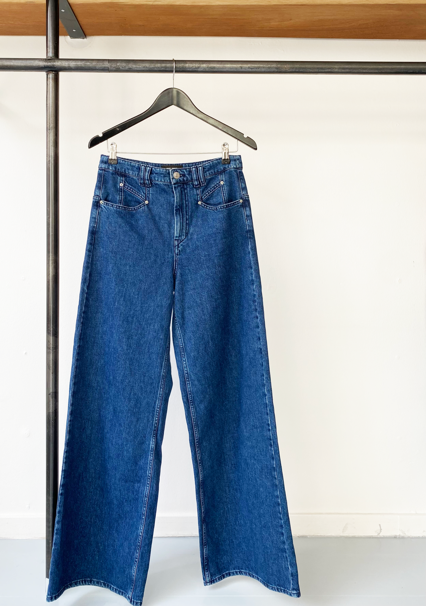 Isabel Marant high waist wide leg jeans size fr38