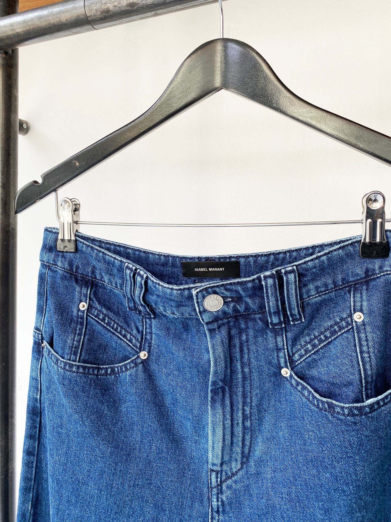 Isabel Marant high waist wide leg jeans size fr38