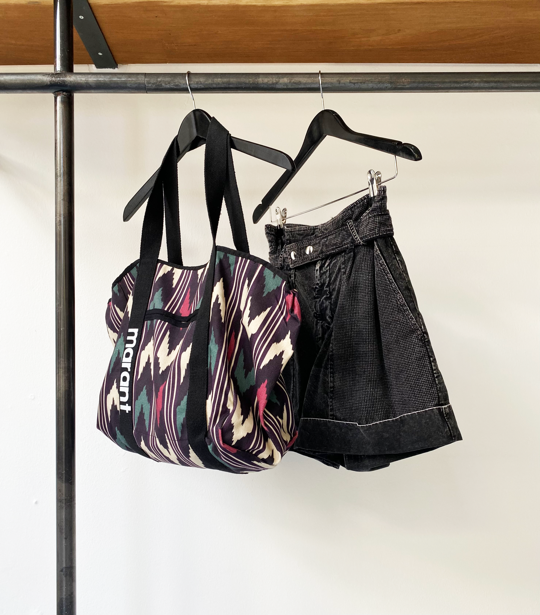 Isabel Marant aztec print shopper bag