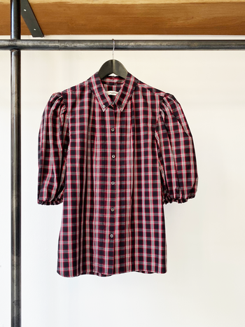 Isabel Marant Étoile checked sleeveless shirt size 38