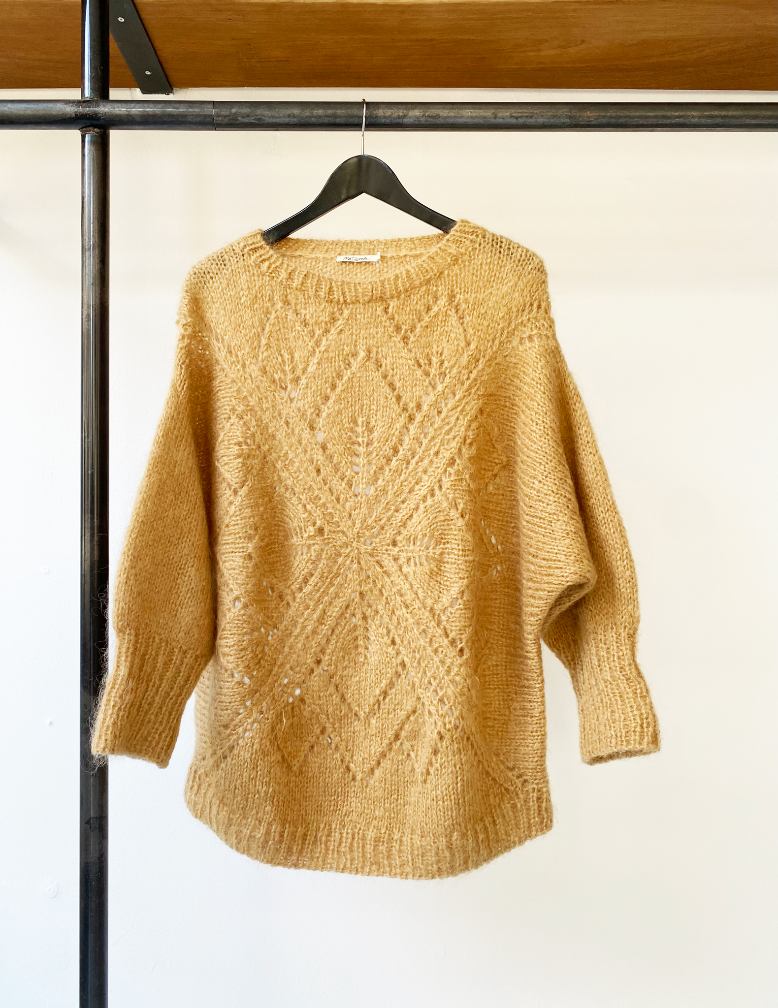 Mes Demoiselles camel mohair knit size 1