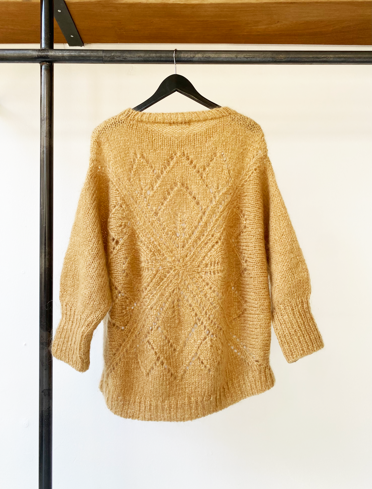 Mes Demoiselles camel mohair knit size 1