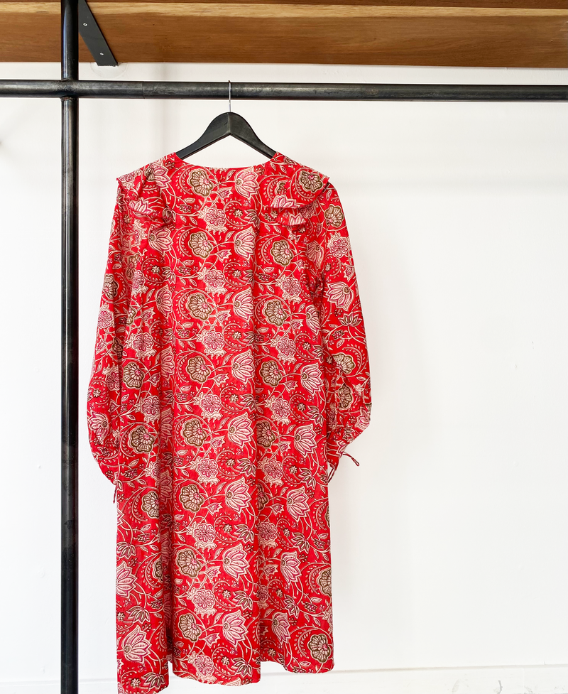 Antik Batik cotton pattern dress size S