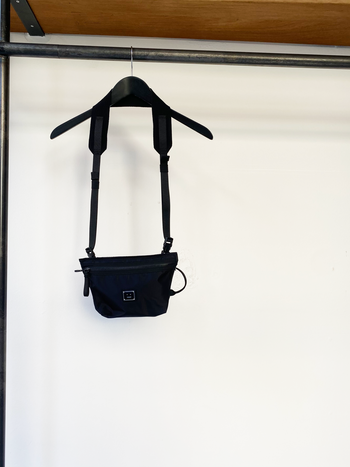 Acne Studios black face logo cross body bag