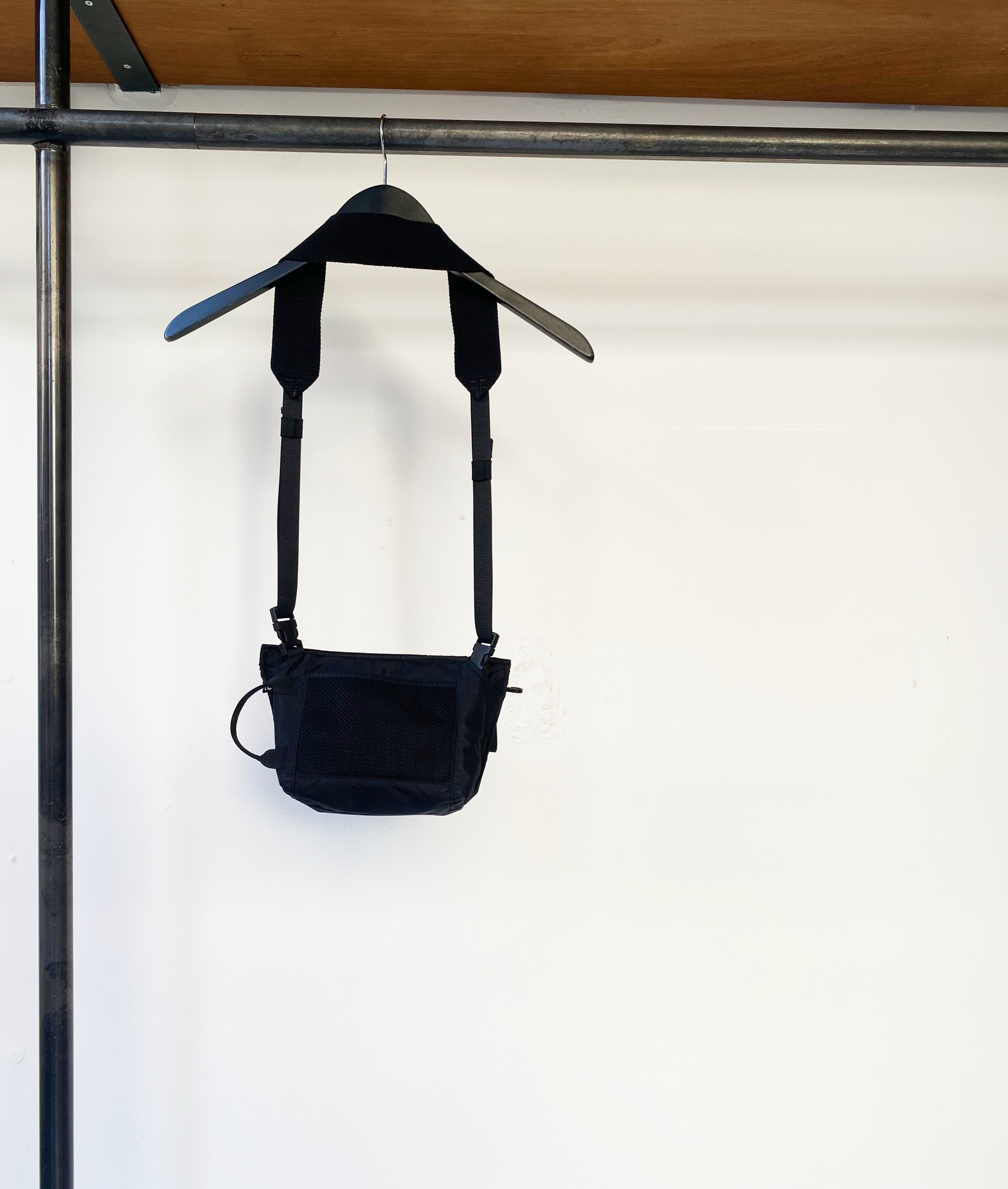 Acne Studios black face logo cross body bag