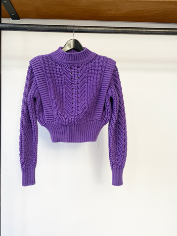 Isabel Marant cropped cable knit size fr34