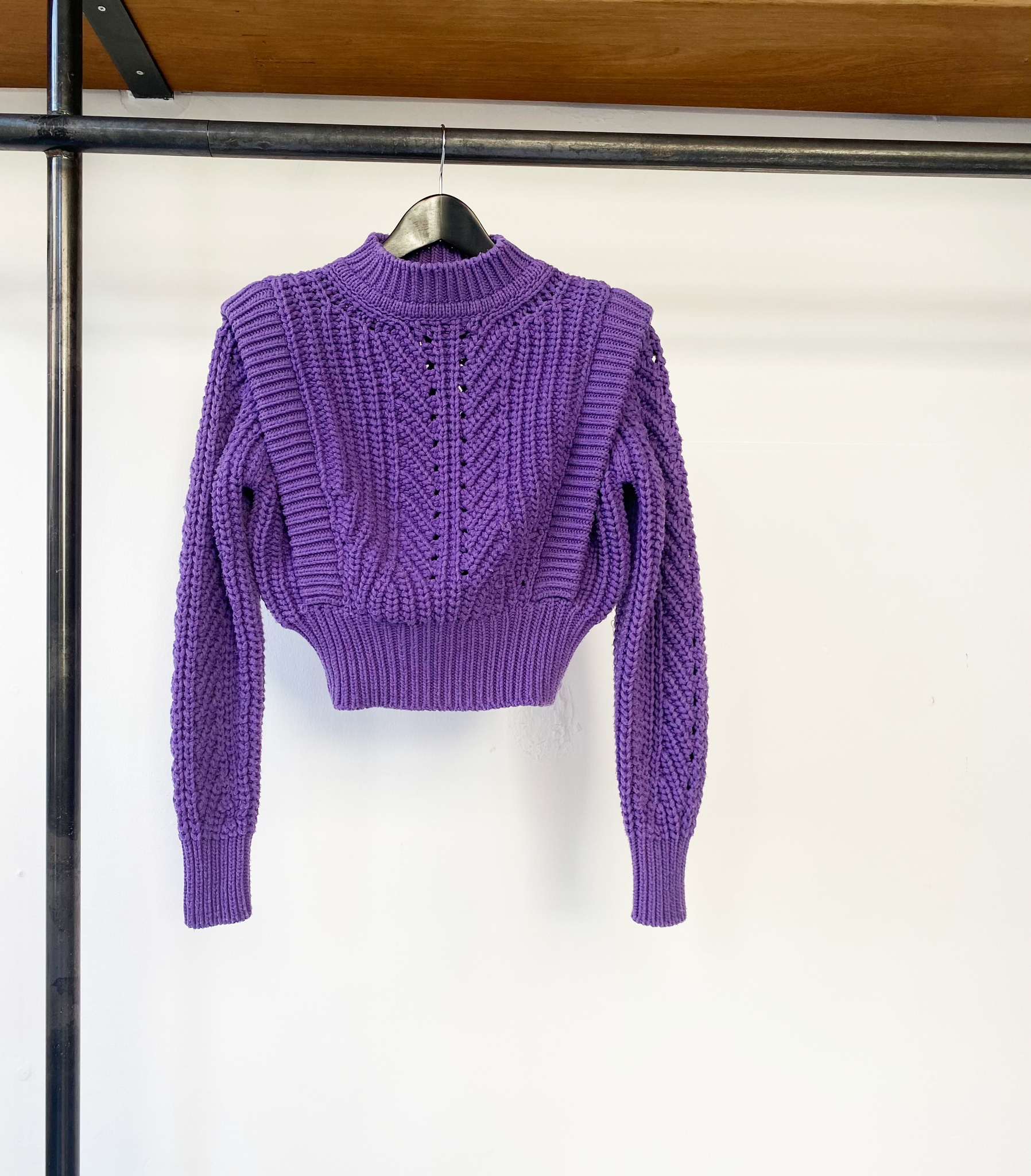 Isabel Marant cropped cable knit size fr34
