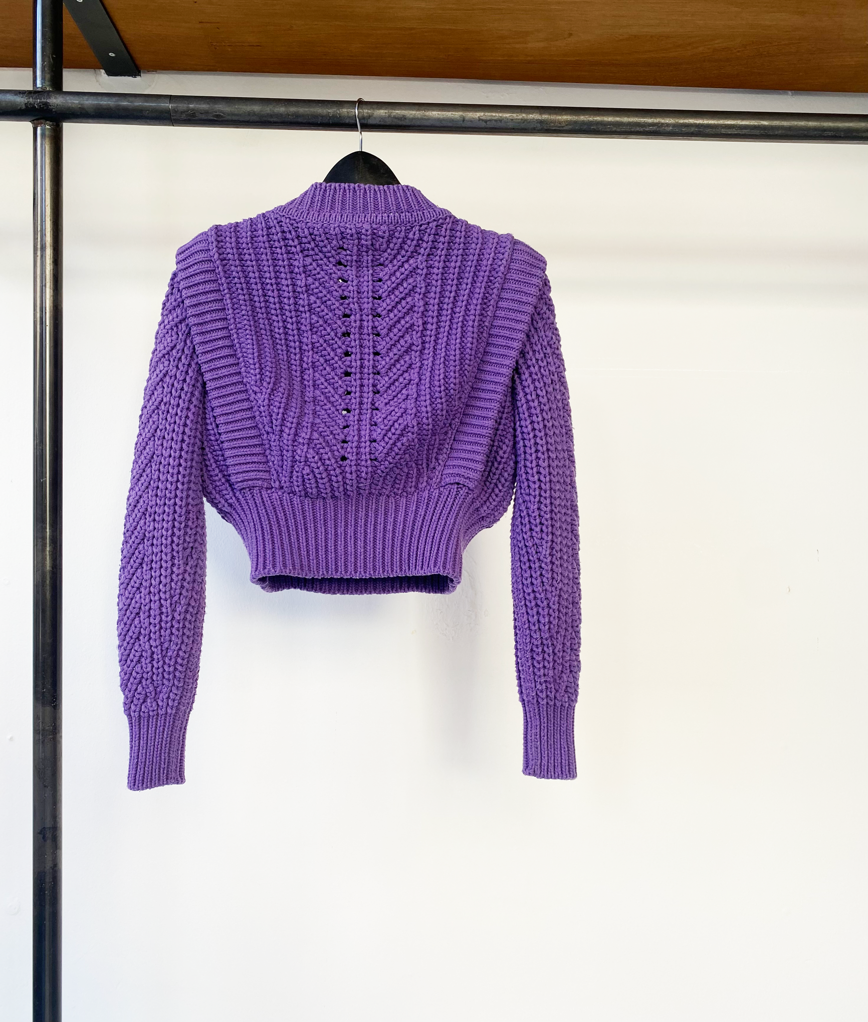 Isabel Marant cropped cable knit size fr34