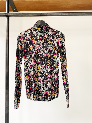 Isabel Marant Étoile black paisley print top size 36