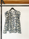 Ulla Johnson blue-ecru leaves print shirt size 4